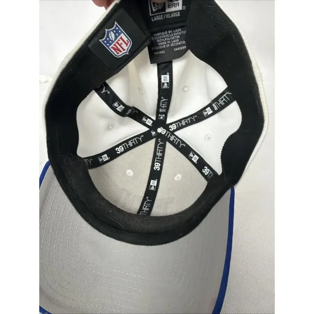 New Era 39THIRTY New York Giants Hat Cap Large Logo Size Large /XLarge NFL